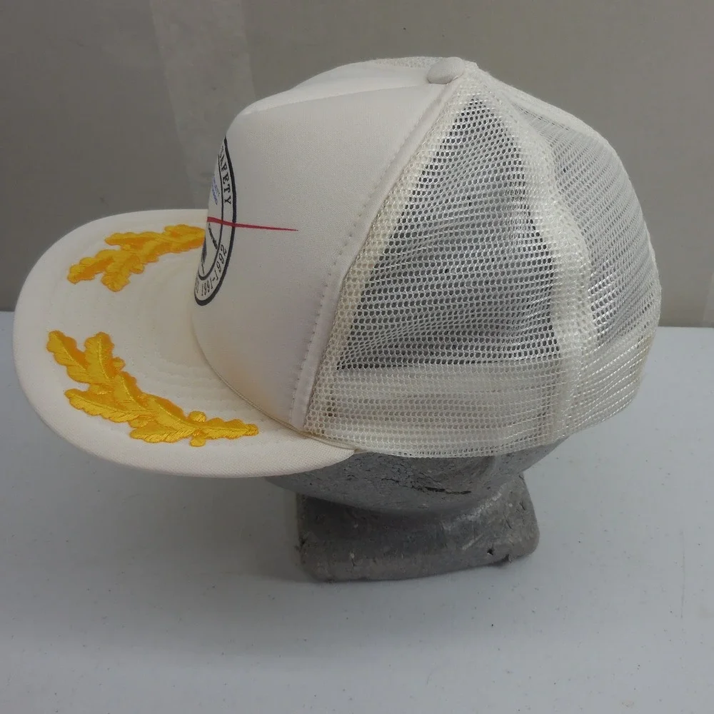 Vintage Hewlett Packard‎ HP Trucker Hat 1991 Safety NASA Logo Scrambled Eggs